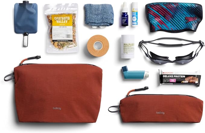 Bellroy Lite Pouch Duo (Lightweight Pencil case and Pouch) - Clay