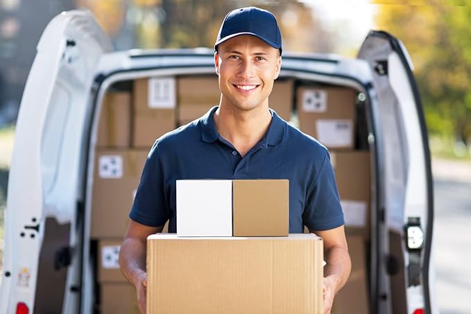 Eupako 5x5x5" Cardboard Box Mailers 25 Pack Brown Cube Corrugated Small Shipping Boxes for Mailing