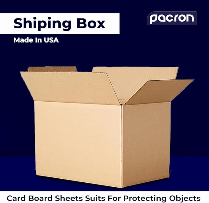 25 Pack Sturdy Cardboard Moving Boxes 18x18x12 – Durable Shipping, Packing, and Medium Storage Boxes for Long-Distance Moves – Versatile Moving Supplies for Packing and Shipping Needs