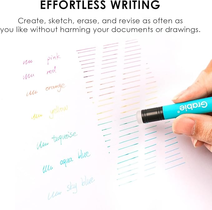 Grabie Erasable Gel Pens, 9 Colors Erasable Pens Multicolor, Make Mistakes Disappear, 0.6mm Medium Point Rollerball Tip Colored Pens for Drawing Writing Planner, Smooth Writing(Rustic Reverie)