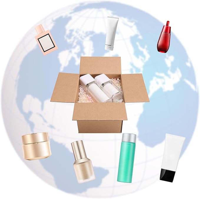 CRUGLA 40 Packs 5x5x5 Shipping Boxes for Small Business, Corrugated Cardboard Boxes Bulk for Shipping Packing Mailing