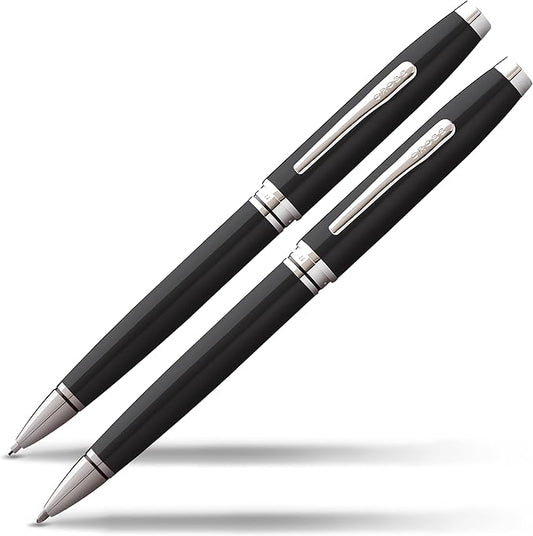 Cross Coventry Black Lacquer Pen and Pencil Gift Set
