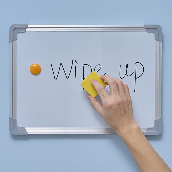 Dry Erase Erasers, Eeoyu 40 Pack Magnetic Whiteboard Dry Erasers Chalkboard Cleaner Wiper for Kids and Classroom Teacher Supplies Home and Office, 8 Color