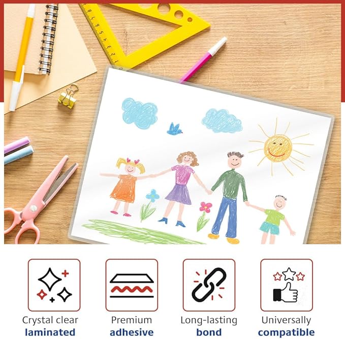 TruLam - 2 Rolls Standard Gloss 3 Mil 25 in. x 250 ft. x 1 in. Core Laminating Film