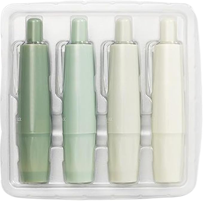 Double Sided Tape Roller - 4 Pieces Retractable Adhesive Dispenser, Sticky Scrapbook Tape, Heavy Duty Easy to Use Design, Excellent DIY Craft Accessory, Home School Office Journaling