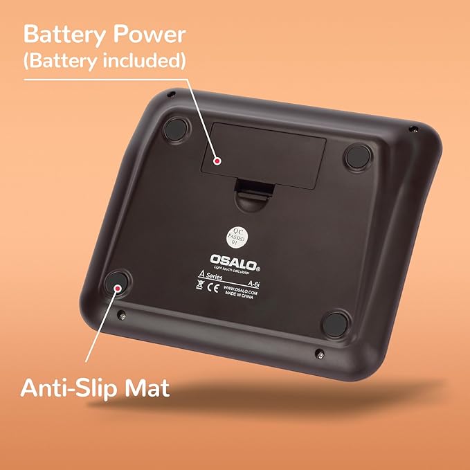 Pendancy Desk Calculator 12 Digit, Retro Cute Basic Calculator with Extra Large LCD Display and Buttons, for Office, School, Home Use