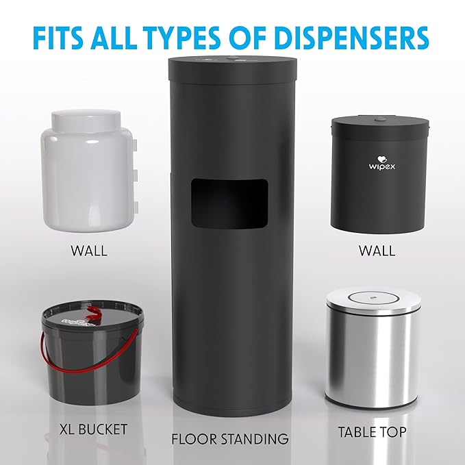 Wipex Max Out Sanitizing Wipes for Fitness Centers - 2000 Wipes Per Roll, Pack of 4, Economy Size Refill Rolls for Dispensers, 5"x8" - Ideal for High Volume Commercial Gyms, Schools & Studios