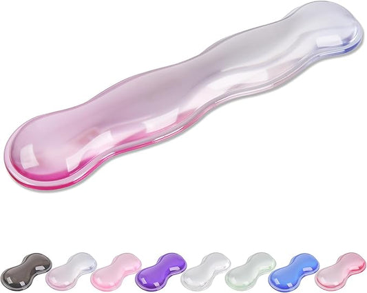 Gel Wrist Rest for Keyboard and Mouse, Wrist Rest for Keyboard, Mouse Wrist Support, Pain Relief, Cool Touch, Non-Skid, Keyboard Wrist pad