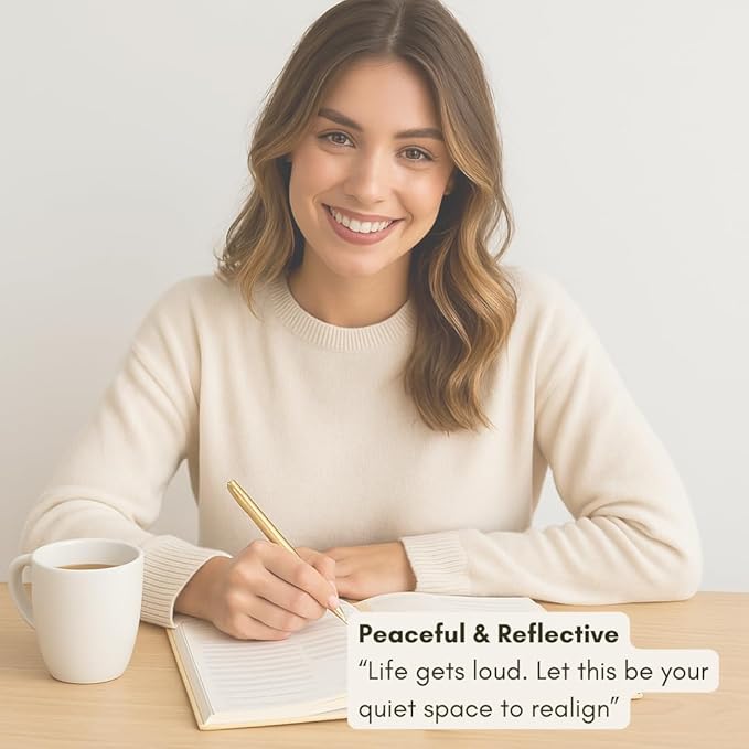 Pland Studio 90-Day Planner Journal – Undated Daily Goal Organizer in Alabaster Linen | Gratitude Journal, Habit Tracker, Vision Board, and Reflection Pages for Mindful Planning