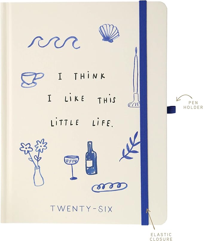 July 2025 – Dec. 2026 Planner by Graphique, Weekly and Monthly Planner, 18 Months Calendar, Hardcover, Like This Life, 6” x 8”