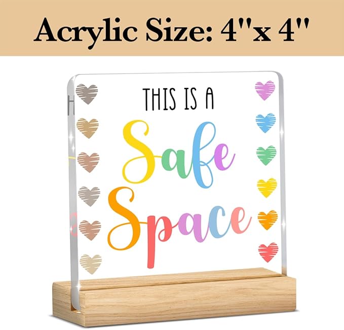 Funny Therapy Office Decor, School Counselor Gifts, Therapist Offices Must Haves, Gifts for Women Psychologist School Counselor Therapist, Acrylic Sign for Halloween Christmas Gift