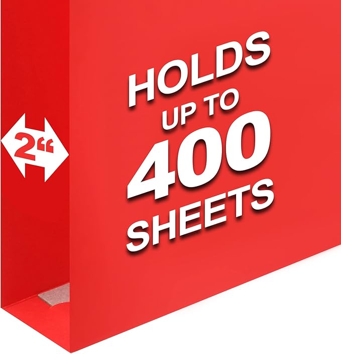 HERKKA Extra Capacity Legal Size Hanging File Folders, 30 Pack Reinforced Legal Size Hanging Folders with Heavy Duty 2 Inch Expansion, Designed for Bulky Files, Medical Charts, Assorted Colors