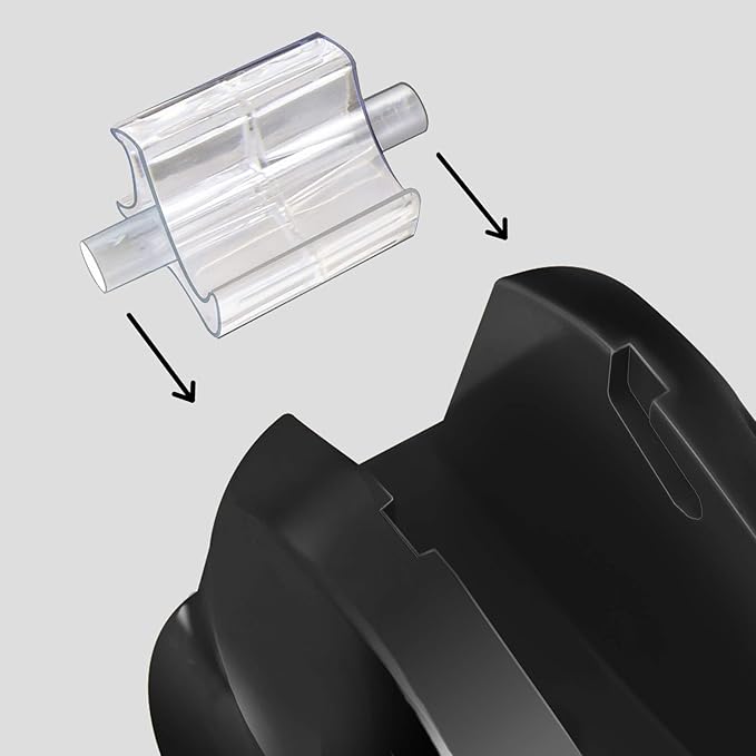 Acrimet Premium Desktop Tape Dispenser, Plastic, Non-Skid Base (Heavy Duty) (Black Color)