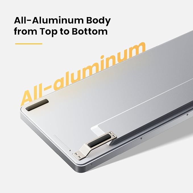 LOFREE Flow Low Profile Mechanical Keyboard, 100 Keys Rechargeable Wireless Keyboards with Bluetooth and Wired Connection for Windows, Mac OS/Black Phantom Tactile Switches