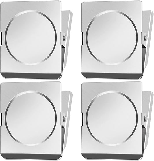 FINDMAG 4 Pack Clip Magnets 2.2 Inch Extra Large Magnetic Clips Heavy Duty, Office Magnet Clips, Whiteboard Magnet Clips, Clip Magnets for Home, Office, Whiteboard, Kitchen etc.
