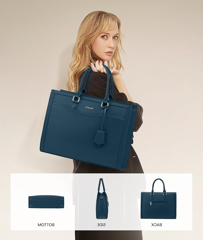LOVEVOOK Laptop Tote Bag for Women, Office Work Bag Briefcase fit for 15.6 inch Laptop, Large Capacity Teacher Bag Handbag