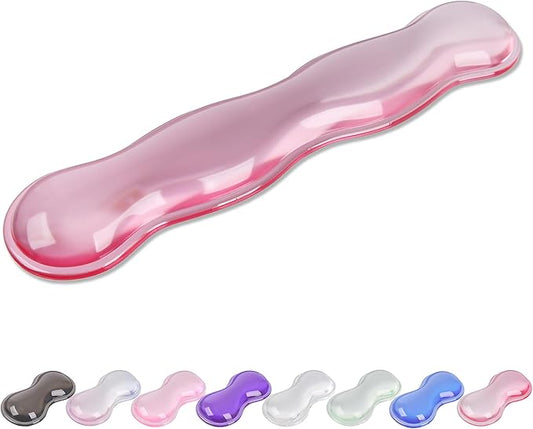 Gel Wrist Rest for Keyboard and Mouse, Wrist Rest for Keyboard, Mouse Wrist Support, Pain Relief, Cool Touch, Non-Skid, Keyboard Wrist pad