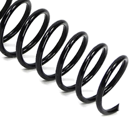 Rayson 22.2mm Plastic Spiral Coil Binding 3:1 Pitch, 7/8 inch, 190 Sheets Capacity Black Coil Binding Spines - Versatile for Office and Educational Tasks, Pack of 50