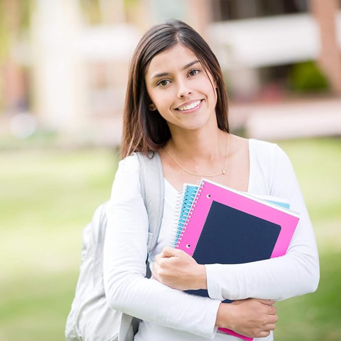 12 Pack College Ruled Notebook Journals Bulk, Lined Paper, 60 Page, 5.5x8.3 inch, A5, Travel Journal Set for Travelers, Students, Church, Office, Writing Diary Subject Notebooks Planner, Blue