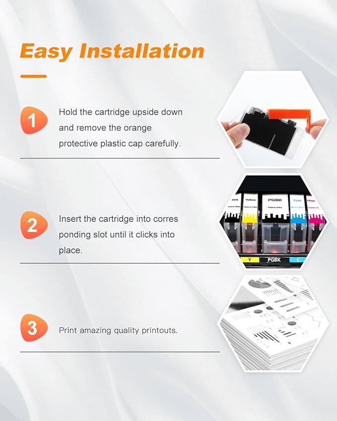 MILEKO 280XXL Black Ink Cartridges Replacement for Canon 280 281 Ink Cartridges Work with Canon TR8620a TS9521C TS9120 TS6220 TR7520 TR7620A TR8520 TS6320 TS9520A TS702A TS8220 TS8320 Pinter (2 PGBK)