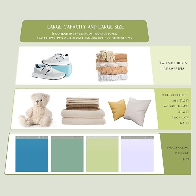 Metronic 100PC Poly Mailers 24x24 Large Shipping Bags for Clothing, Strong Adhensive Mailers Bags for Small Business, Shipping Envelopes, Tear-resistant Mailing Bags in Avocado Green