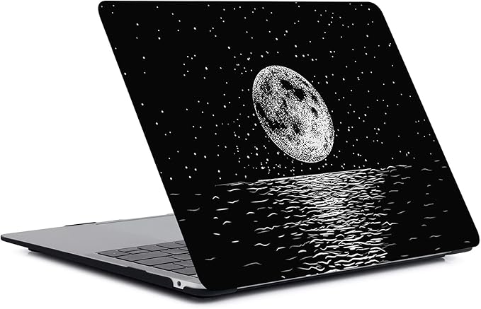 Case Compatible with MacBook Pro 16 Inch 2021 M1 Pro/Max Model A2485, Protective Plastic Laptop Hard Shell Case with Keyboard Cover Skin for MacBook Pro 16'' with Touch ID - Moon