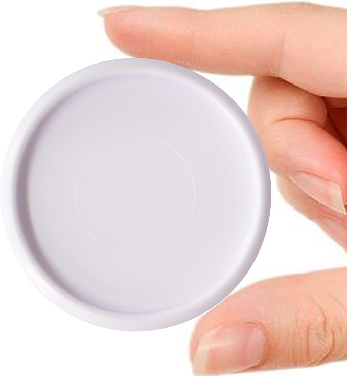 100pcs Discbound Notebook Discs DIY Planner Accessories fits for Tul,Levenger,Arc,Happy Planner,Talia(White,0.94inch/24mm)