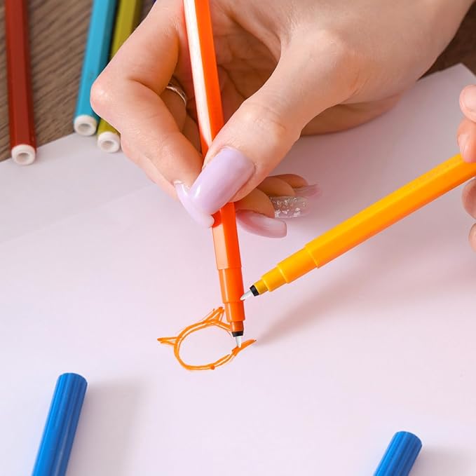 50PCS Paint Pen Nibs,0.7mm Marker Tips Replacement Acrylic Marker Nibs for DIY Writing Painting