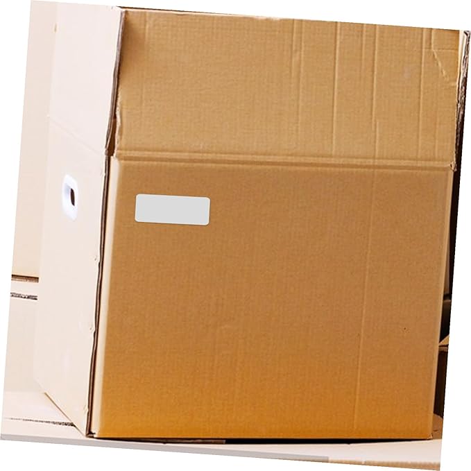 100pcs White Blank Mailing Address Labels for Laser Printers Printable Sticker for Envelopes and Shipping Strong Adhesive Office Supply for Clear Labeling