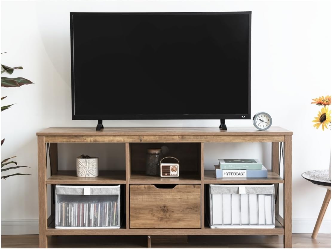 StorageWorks Closet Storage Bins, Large Storage Baskets with Clear Window and Handles, Foldable Fabric Organizer for Clothes, Shelves, Gray, 3 Pack