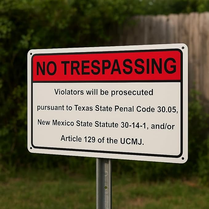 Custom Signs Outdoor Metal for Home Office Business, Personalized, Door, Porch, Delivery, Man Cave, Shop, Garage, Street. For Outside or Inside Use. Our Metal Signs Are UV Printed Solid Aluminum (14x10 inches, Header Box)