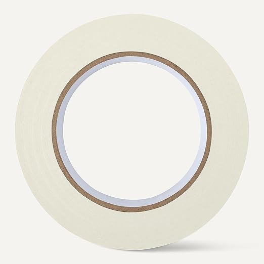 Amazon Basics Multi-Surface Masking Tape, 1.41 inches x 60 Yards, 1 Roll, White