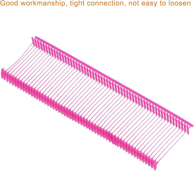 MECCANIXITY Standard Tagging Fasteners,Plastic Regular,Standard Label Gun Price Tagging Barbs for Garment Price Tag Label Tagging Barbs 25mm/1 Inch,Pack of 1000 Rose Red