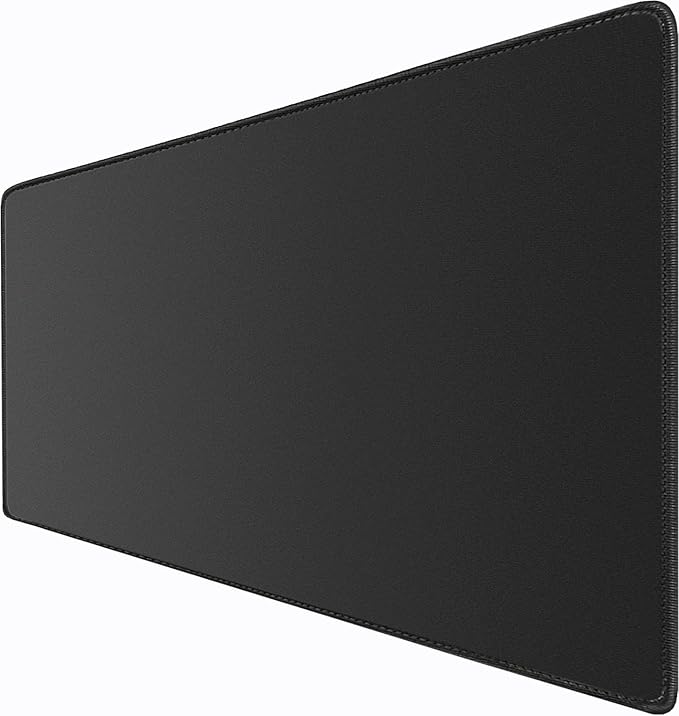 Large Extended Gaming Mouse Pad, 31.5" x15.7" Large Desk Mat with Superior Micro-Weave Cloth, Water Resist Keyboard Mousepad with Non-Slip Base, Laptop Desk Pad for Office Home Gaming, Black