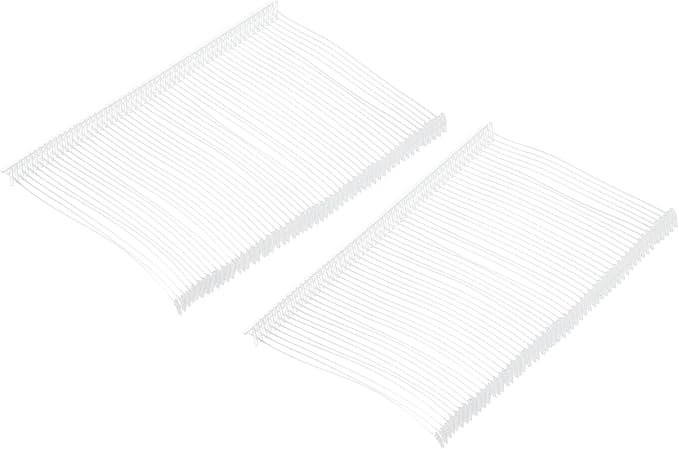 MECCANIXITY Standard Tagging Fasteners,Plastic Regular,Standard Label Gun Price Tagging Barbs for Garment Price Tag Label Tagging Barbs 65mm/2.56 Inch,Pack of 1000,Transparent