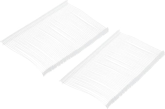 MECCANIXITY Standard Tagging Fasteners,Plastic Regular,Standard Label Gun Price Tagging Barbs for Garment Price Tag Label Tagging Barbs 65mm/2.56 Inch,Pack of 1000,Transparent