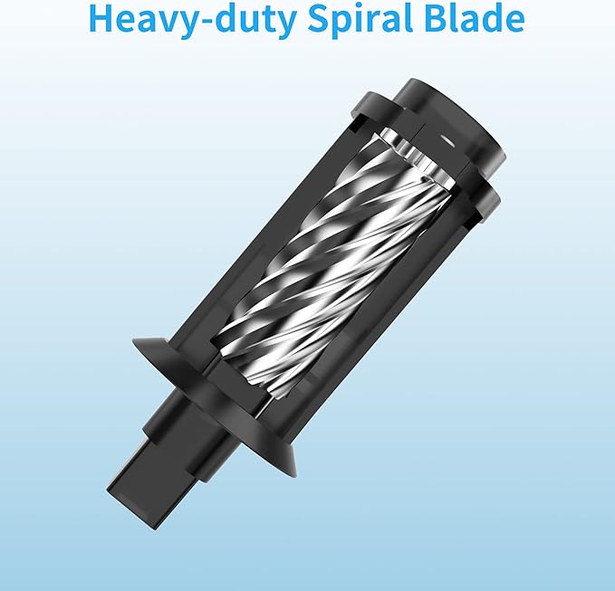 JARLINK Electric Pencil Sharpener, Heavy-Duty Helical Blade to Fast Sharpen, Auto Stop for No.2/Colored Pencils(6-8mm), AC Adapter/Battery Operated in School Classroom/Office/Home (Black)