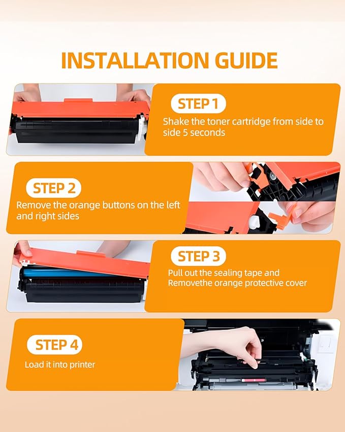067H MF656Cdw Toner Cartridge Set Compatible for Canon 067H 067 Toner for Canon imageClass LBP633Cdw, LBP632Cdw, LBP631Cw, MF651Cw, MF653Cdw, MF654Cdw, MF655Cdw, MF656Cdw (067H, 4Pack)