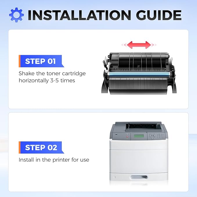 T650H11A Toner Cartridge with chip Black High Yield 1-Pack Replacement for Lexmark T650H11A Toner Compatible with Lexmark T650DN T650DTN T650N T652DN T652DTN T652N T654DN T654DTN T654N T656DNE Printer