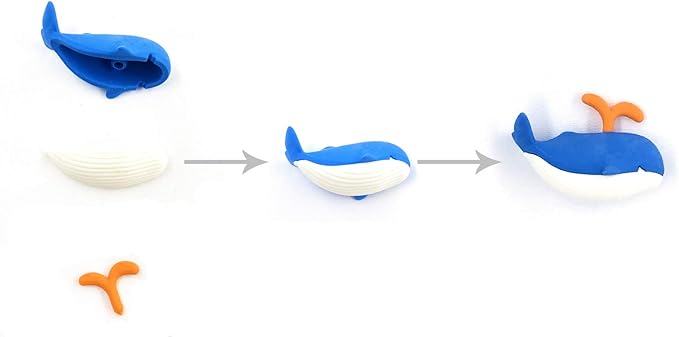 Animal Erasers Desk Pet 40 Pack 3D Animal Erasers for Kids Cute Fun Puzzle Erasers for Students School Supplies Prize Gifts Party Favors