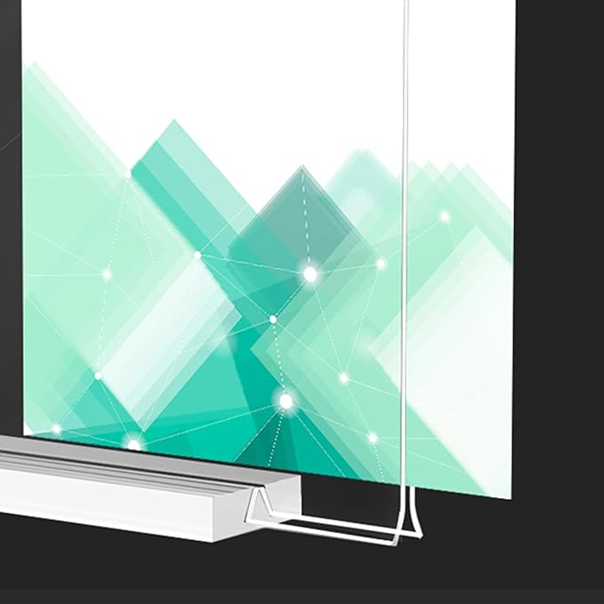 TONICE Acrylic Sign Holder 5 x 7 inch 6 Pack Double-Sided Plastic Sign Holder Stand Vertical Display Table Top Sign Holder for Office, Restaurants, Store, Wedding, Party