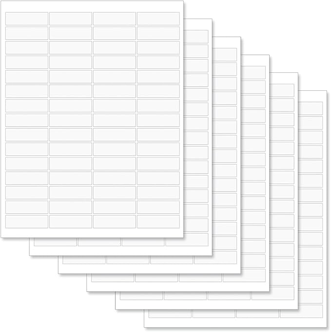 Into The Wild Small Return Address Labels (4 Designs) - Set of 240 2" x 5/8" Self-Adhesive, Flat-Sheet Labels