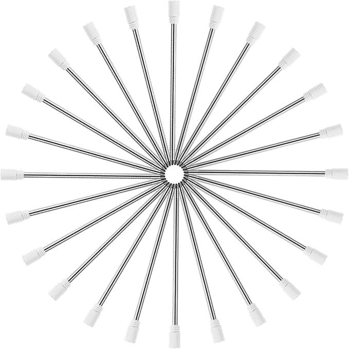 DUNBONG Ballpoint Metal D1 Refill for Multifunction Pen, Red pack of 5 pieces (Red)