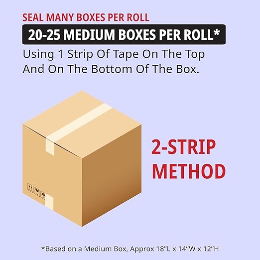 BOX USA Moving Boxes Medium 18"L x 14"W x 12"H 20-Pack & Heavy Duty 2in x 25yd Clear Packaging Tape with Dispensers 2-Pack & Newsprint Packing Paper 80-Sheets