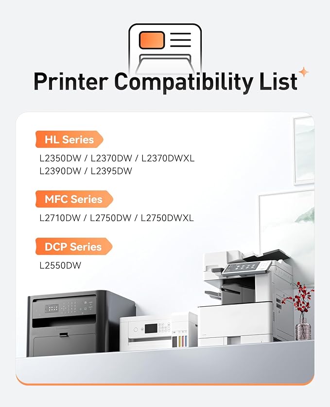 TN730 Toner Cartridge Replacement for Brother TN730 TN760 TN-730 TN-760 High Yield Black Cartridge MFC-L2710DW MFC-L2750DW HL-L2350DW HL-L2370DW HL-L2395DW HL-L2390DW DCP-L2550DW MFC-L2690DW Printers