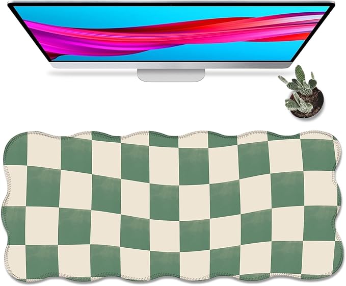 Galdas Gaming Mouse Pad XXL XL Large Long Extended Big Mousepad Non-Slip Rubber Keyboard Mouse Pad with Stitched Edges for Laptop Home Office (35.43x15.75x0.08 Inch)