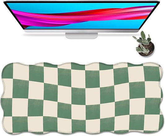 Galdas Gaming Mouse Pad XXL XL Large Long Extended Big Mousepad Non-Slip Rubber Keyboard Mouse Pad with Stitched Edges for Laptop Home Office (35.43x15.75x0.08 Inch)