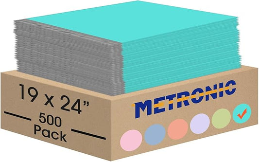 Metronic Poly Mailers 19X24 500Pack, Strong Adhesive Shipping Envelopes for Clothing, Waterproof Shipping Bags for Small Businesses, Flexible Mailers Poly Bags Packages Bags Teal