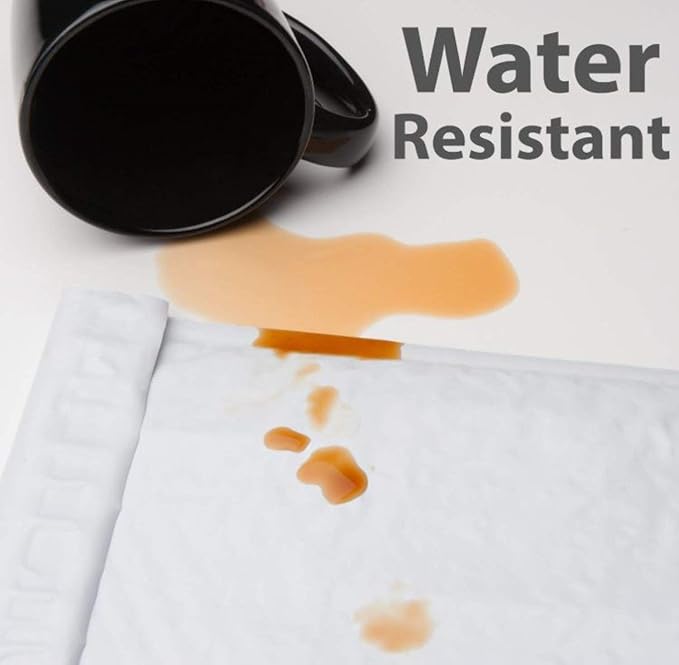 Secure Seal #00 5x10 Poly Bubble Mailers | Padded Shipping Envelope Mailers (Pack of 250)