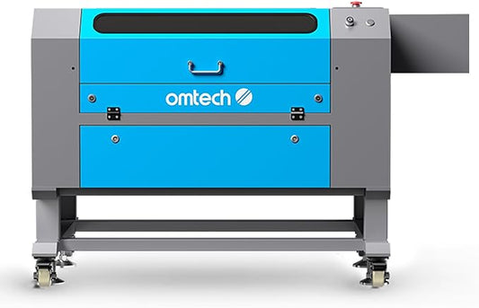 OMTech 90W CO2 Laser Engraver, 28"x20" Cutting & Engraving Machine with Autofocus, Air Assist, 4-Way Pass, Autolift, RDWorks, for Wood, Glass, Acrylic, Leather, Cardboard